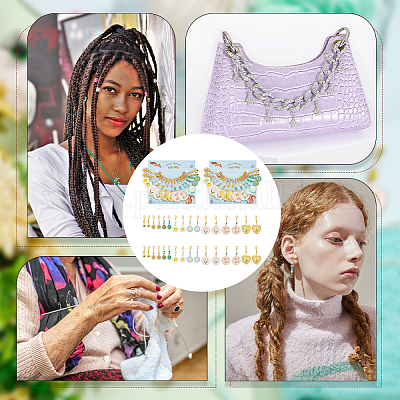 Маркеры для подвесок «цветок и пчела» HJEW-AB00355-1