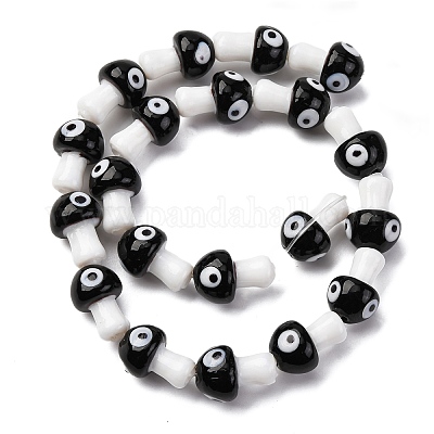 Ручной сглаза бусины бисер нитей LAMP-S069-01B-1