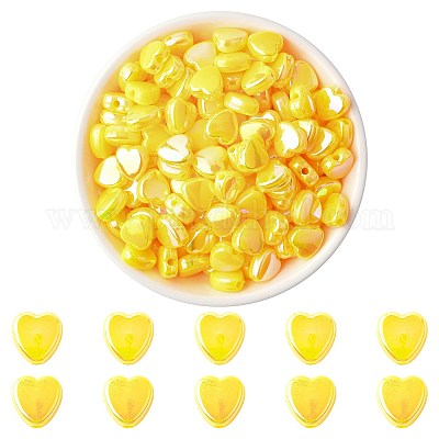 200 шт. 2-х цветные бусины из АБС-пластика KY-FS0001-42A-1