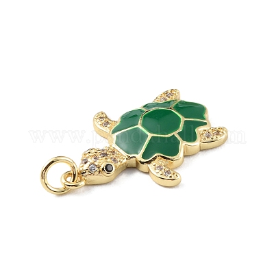 Стойки обшивки латунь микро проложить Циркон подвеску KK-C021-01G-06-1