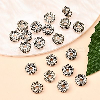 Латунные бусины разделители для поставки стразов RB-A014-L6mm-01P-1