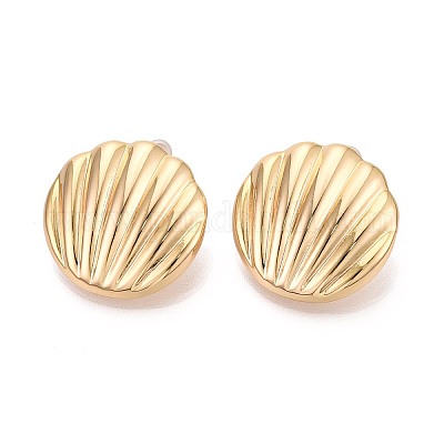 Латунь серьги EJEW-T048-11G-1