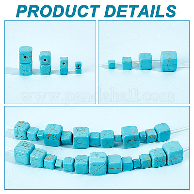 4 прядь 4 стилей натуральные бусины из говлита пряди G-AR0004-73-1