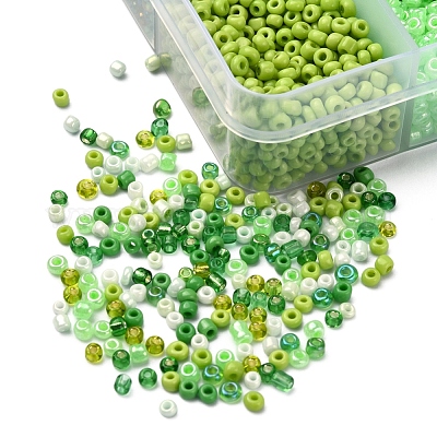 8500шт 10 стильные стеклянные бусины&nbsp;SEED-YW0001-80C-1