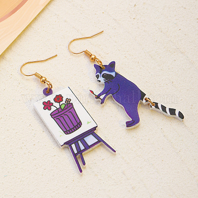 Акриловые серьги болтающийся&nbsp;FS-WG7CC71-01-1