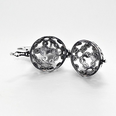 Подвески из латуни с полыми клетками KK-J189-08AS-1