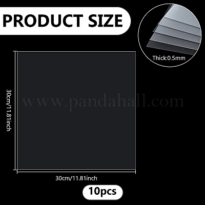 Fogli di plastica in pvc&nbsp;FIND-WH0199-444-1