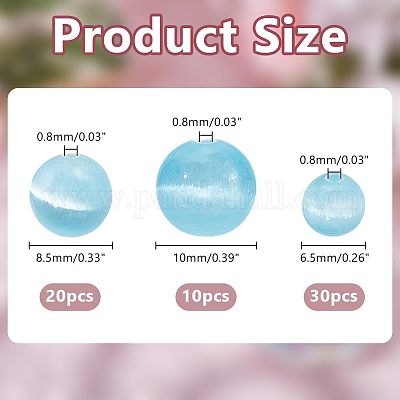 3 стиль бусины из натурального селенита&nbsp;G-AR0006-22-1