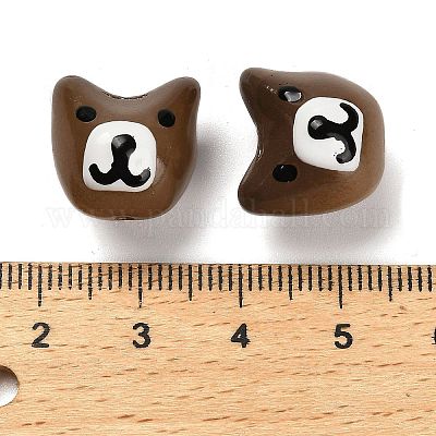 Выпечка окрашенные стеклянные бусины LAMP-I028-02F-1