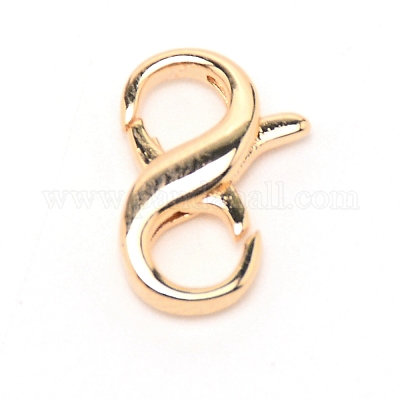 Brass Double Opening Lobster Claw Clasps, for Jewelry Making