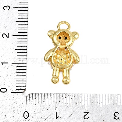 Латунные микро проложить кубического циркония подвески KK-I352-31G-1