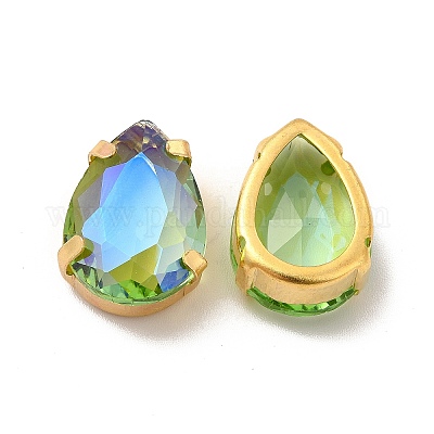 Эффект лунного света слеза пришить на горный хрусталь GLAA-P055-03A-G03-1