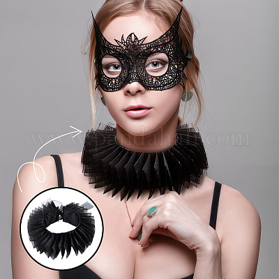 Кружевной воротник с оборками DIY-WH0504-234A-1