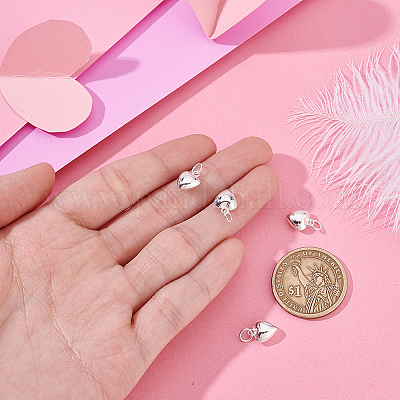 4 шт. 925 подвески из стерлингового серебра STER-PH0003-95-1