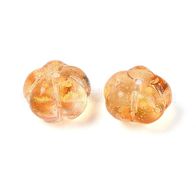 Прозрачные стеклянные бусины-цветы GLAA-T030-04D-1