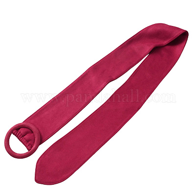 Поясной ремень из искусственной замши с застежкой для рубашки AJEW-WH20019-26B-1