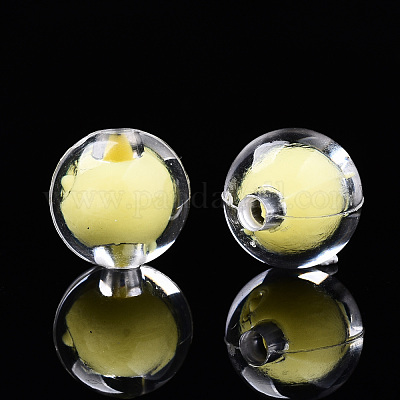 Perles en acrylique transparente&nbsp;TACR-N011-004A-01-1