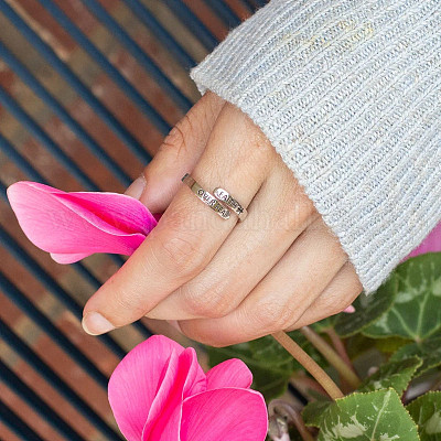 Кольца-манжеты из цинкового сплава с верою против страха FS-WGC3908-02-1