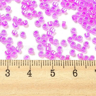 Гальванический прозрачный стеклянный бисер SEED-S042-16A-08-1