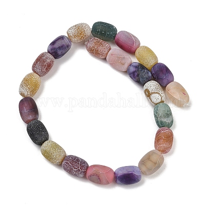 Естественные выветрившиеся агатовые бусины G-NH0047-B07-02-1