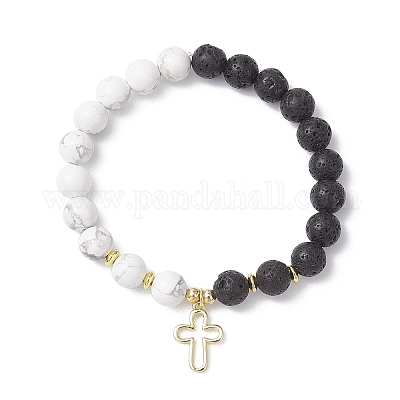 Латунь шарм браслеты BJEW-JB12359-02-1