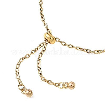 Изготовление браслета из цепей с шариковыми звеньями из нержавеющей стали 304 AJEW-JB01458-01-1