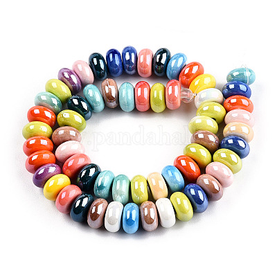 Фарфора ручной работы шарик нити X-PORC-N007-23-1