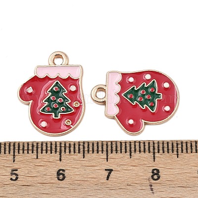 Рождественские эмали сплава подвески FIND-I067-02KCG-08-1
