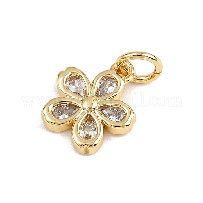 Латунные микро проложить кубического циркония подвески KK-A269-03A-G01-1