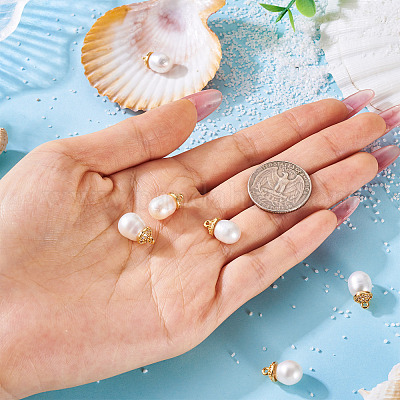 Подвески из натурального культивированного пресноводного жемчуга PALLOY-TAC0174-1