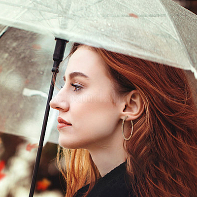 6 пара 6-х стилевых больших серег-колец с кристаллами и стразами EJEW-FI0001-35-1