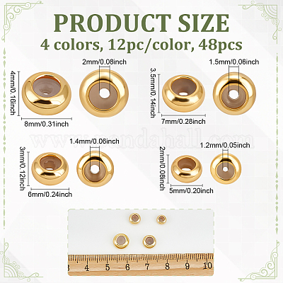 Латунные бусины&nbsp;KK-PH0012-65G-1