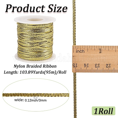 Блестящая нейлоновая лента OCOR-GF0004-48A-03-1