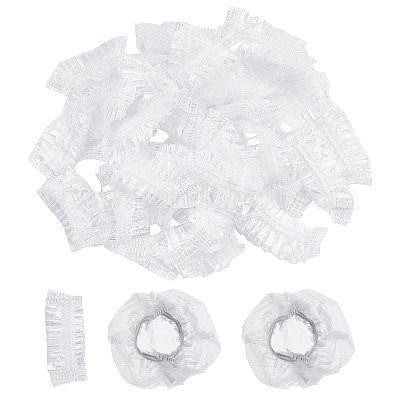 Gorgecraft 300 pièces couvre-oreilles transparents pour douche bouchons d' oreille de douche en plastique imperméables