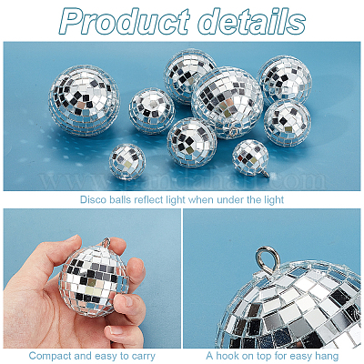 Зеркальный шар отражающий шар подвески DIY-WH0570-26-1