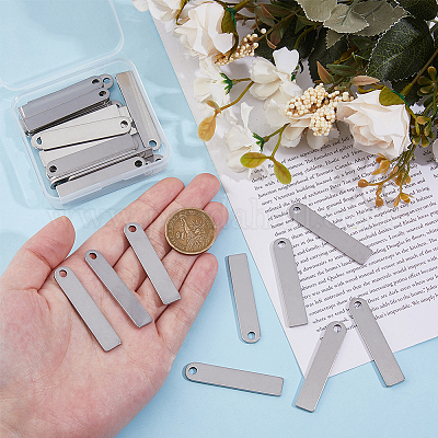 40 шт. подвески из нержавеющей стали 201 STAS-DC0016-30A-1