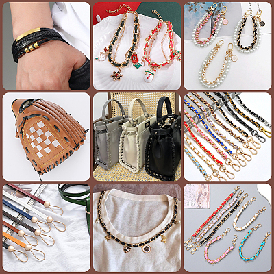 10м складной шнур из блестящей искусственной кожи&nbsp;OCOR-GF0004-11D-1