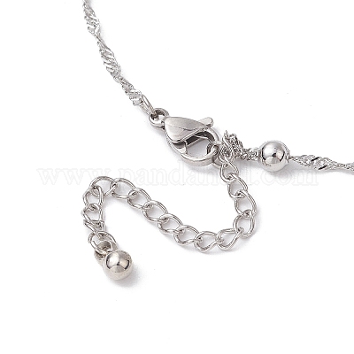 Браслеты на ногу из нержавеющей стали 304 сингапурская цепочка AJEW-AN00646-1