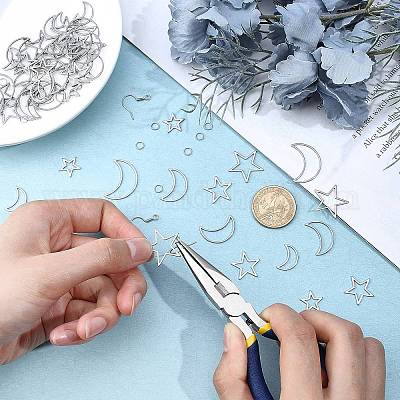 Наборы для самостоятельного изготовления сережек из нержавеющей стали 304 DIY-UN0002-33P-1