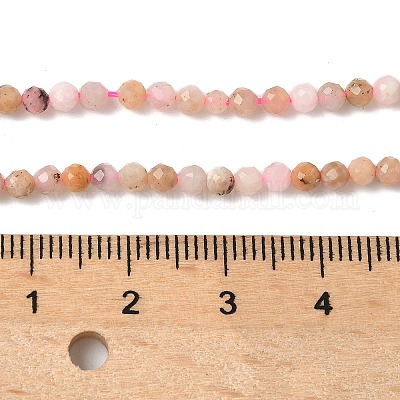 Натуральный розовый опал бусы пряди G-C201-B03-3mm-1