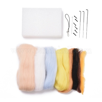 Набор для валяния иглой для украшения подвески своими руками DIY-C051-07-1