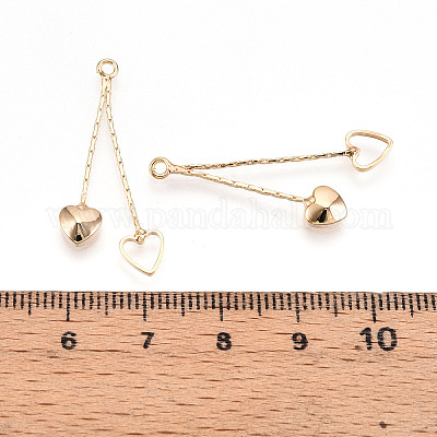 Латунные цепочки кисточкой подвески KK-N231-59G-NF-1