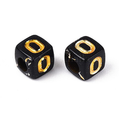 Непрозрачные акриловые бусины SACR-T035-20N-1