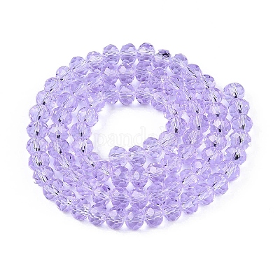 Chapelets de perles en verre transparente  &nbsp;GLAA-T023-6mm-B01-1