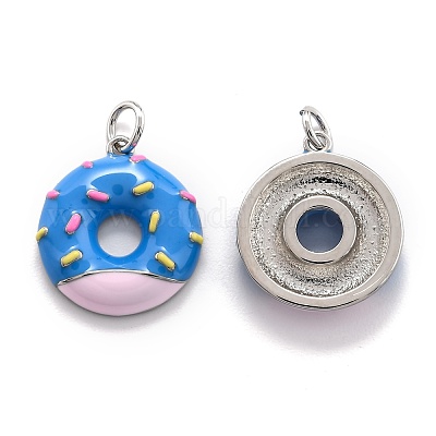 Латунь эмаль подвески KK-O140-06B-P-1