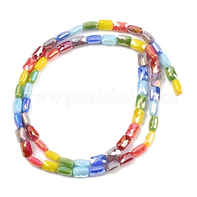 Стеклянные бусины с гальваническим покрытием  EGLA-D300-05-11-1