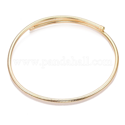 Железные круглые змеиные цепи NJEW-T016-01G-1