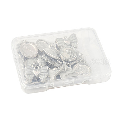 24шт 6 стиля подвески из сплава с эмалью ENAM-FS0002-65P-1