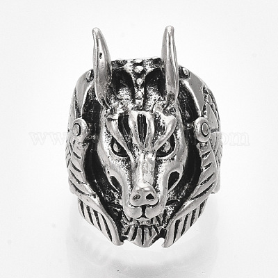 Сплав манжеты кольца пальцев RJEW-T008-01-1