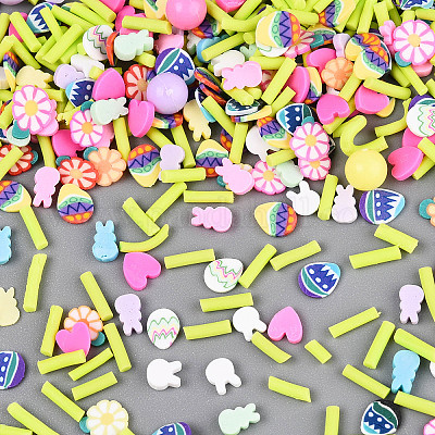 Кабошоны из полимерной глины ручной работы CLAY-N013-11-1